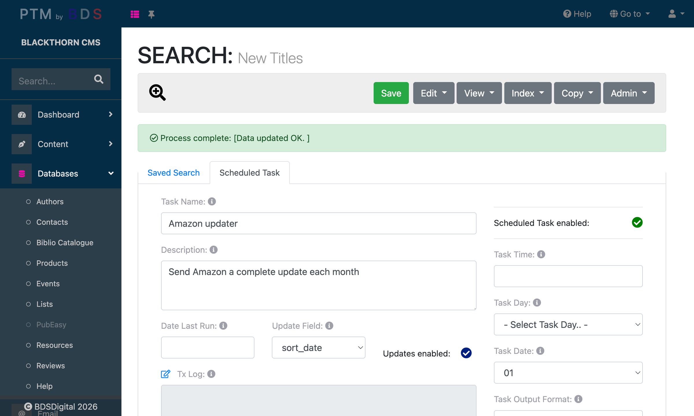 Scheduled Task Manager